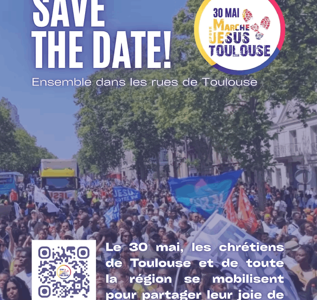 Affiche Marche pour Jésus