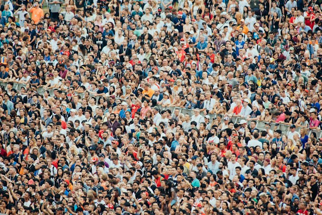 foule de gens